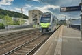 BLS RABe 515 026 Ã¢â¬â Double-decker train Ã¢â¬ÅMUTZÃ¢â¬Â from Belp to Bern seen from BÃÂ¼mpliz Sud